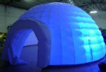 Inflatable lighting igloo dome tent