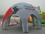 Inflatable spider dome tent for advertising