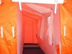 emergency inflatable shelter decontamination tent