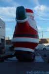 Outdoor giant santa inflatable Christmas holiday decoration