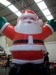 Outdoor giant santa inflatable Christmas holiday decoration