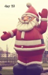 santa for christmas inflatable decoration