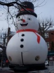 blow up snowman inflatable xmas outdoor decoration