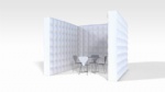 inflatable cube walls for divide office