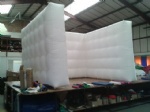inflatable cube wall office
