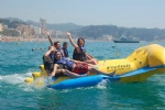 Inflatable water toys fly fish tube for 6 People