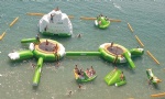 inflatable water sports amusement park