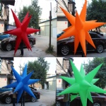 Colorfully lighting star for decor stage party pendent star lights