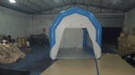 Cube inflatable frame tent for camping outdoor workshop tent