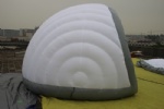 white dome tent hemisphere tent outdoor retiring room office workshop
