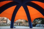 Spider tent inflatable structure with 6 legs shleter