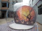 Halloween theme park clear dome tent for Halloween activity