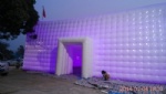 Large cube tent inflatable with lights