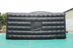 black cube bubble tent for camping events