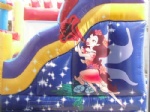 new inflatable castle jumper with slide,inflatable bounce castle