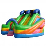 happy island inflatable slide