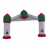Cartoon theme painting inflatable arches castle door