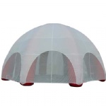white outdoor activity inflatable dome tents for event promotion