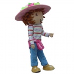 Strawberry Shortcake girl Mascot Costume for adult