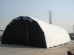 cheap double layer inflatable Medical tents for Refugee and Army use
