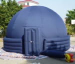4 tube air lock door planetarium dome inflatable tent