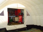 mobile inflatable paint tent for car repair