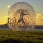 inflatable zorb ball orbit game