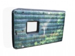 inflatable paintball wall with window