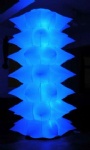 inflatable spiked tower light decoration
