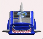 2012 new shark attack inflatable slide