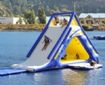 inflatable water slide with climbing