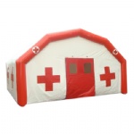 air tighted inflatable tent emergency room medical tent red cross tent