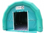 green portable inflatable air tight  PVC tent for event party advertising