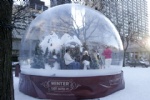 life size Christmas snow globe for Christmas decoration for party event