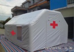 Big air shelter systems used as medical tent inflatable during disaster