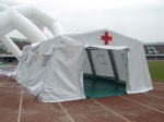 inflatable red cross emergency hospital medical tent