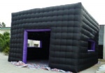 Black cube exhibition tent inflatable