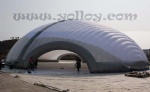 outdoor shelter large air tent building for big festival event