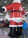 Giant Xmas inflatable santa decoration