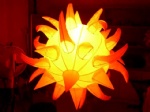 portable mobile inflatable sun flower lighting stars