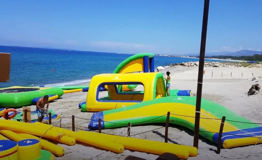 inflatable water park