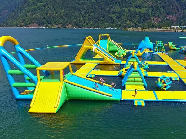 Adult Aquapark Slide Floating Inflatable Water Park