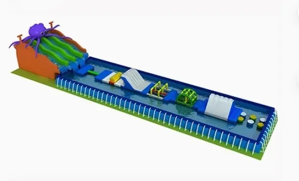 Adults Floating Inflatable Pool Obstacle Course for Water