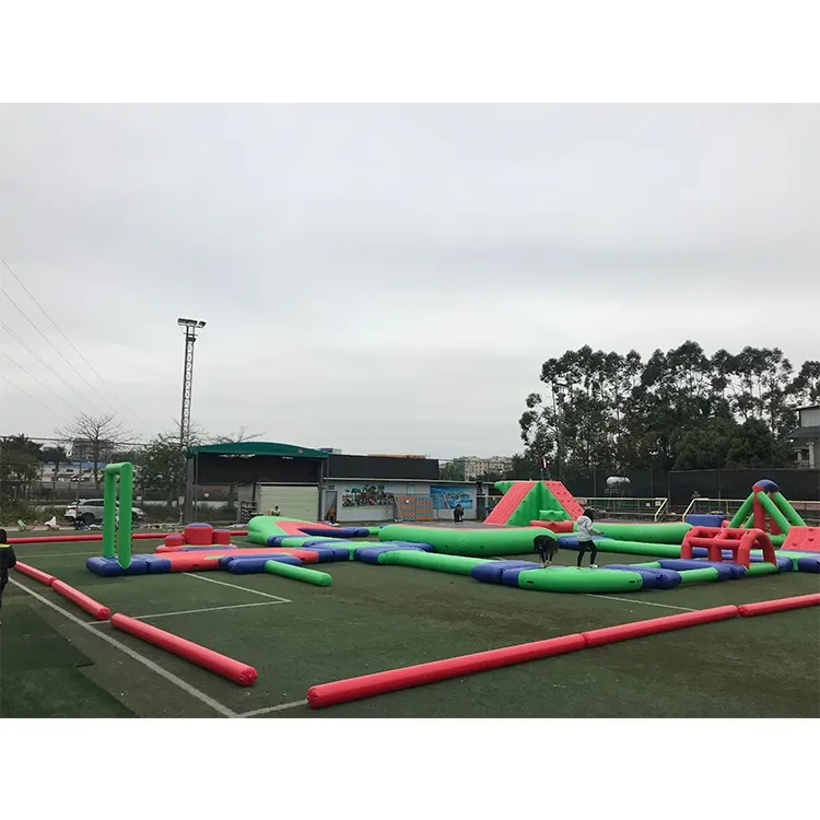 Commercial Grade 0.9mm PVC Tarpaulin Sea Inflatable Floating Water Park