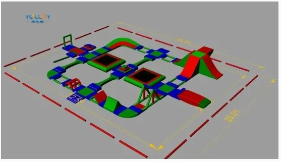 Sea Inflatable  Floating Water Park (10)