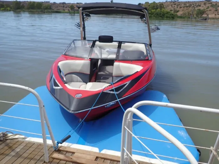Customized inflatable floating platform air craft pontoon dock