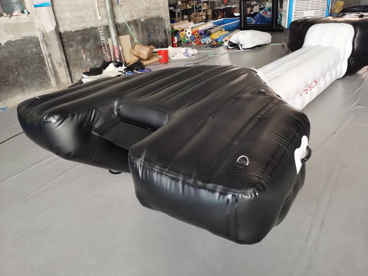 Floating Water Game Inflatable Yacht Joust on Balance Beam