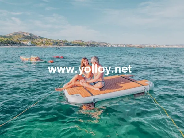 Inflatable Floating Boat Dock Leisure Platforms For Yatchs