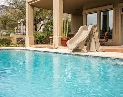 traditional pool slide