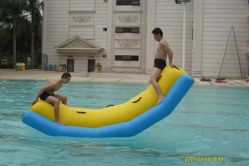 Outdoor Inflatable Seesaw Rocker Water Toys Floating Park for Swimming Pool